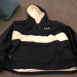 Sorority quarter zip rain jacket
